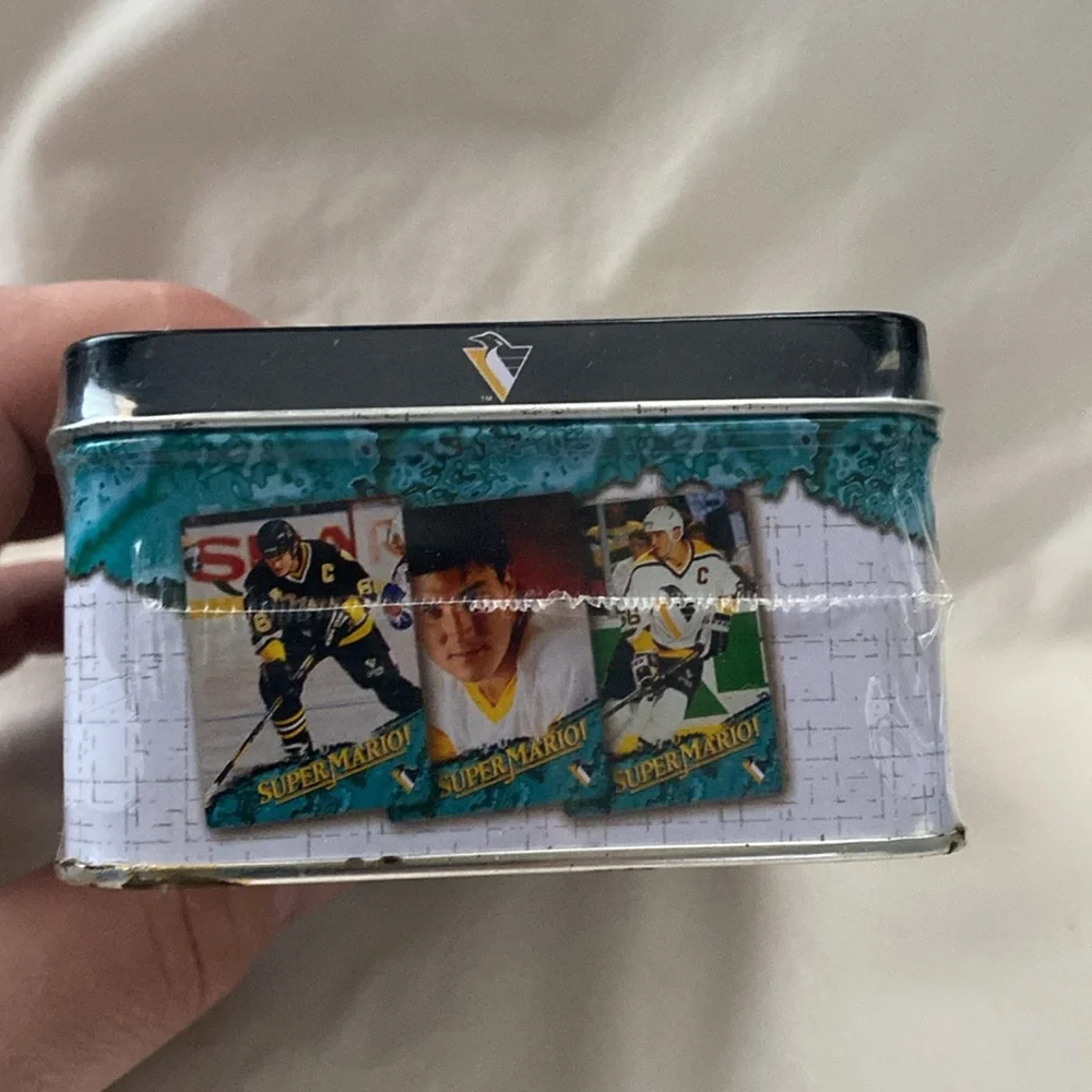 1996 Metallic Impressions Super Mario Lemieux 5 Metal Card Set - Tin (BIN2) - Picture 3 of 6